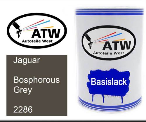 Jaguar, Bosphorous Grey, 2286: 500ml Lackdose, von ATW Autoteile West.